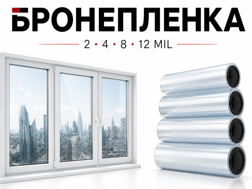 Бронепленка на окна